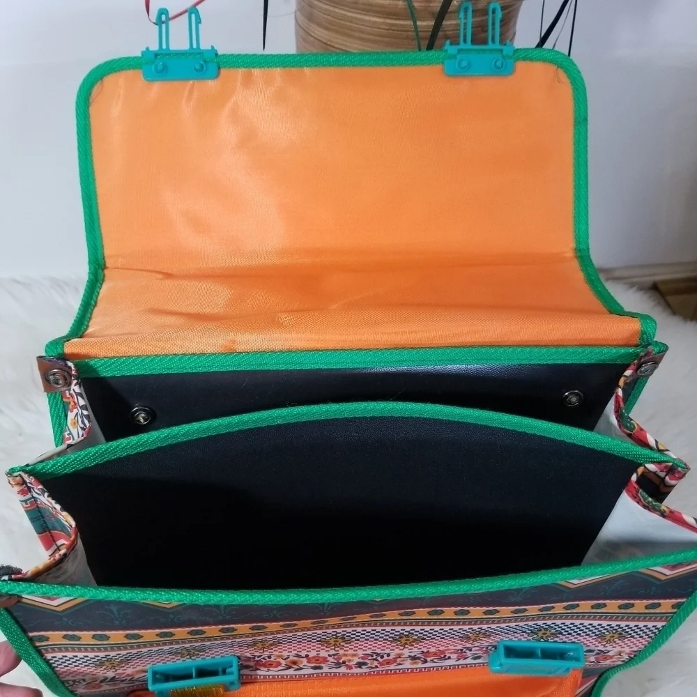 JOCKEY Mixed Printed Multicolored Back To School Unisex Trolley Backpack L Size